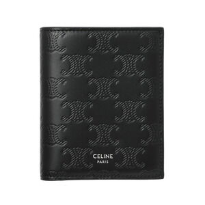 Celine Black Bi fold Wallet Coin